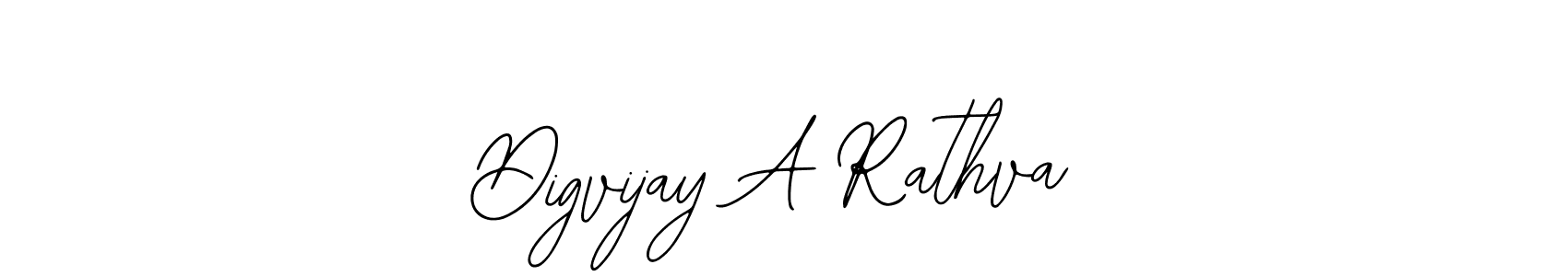 You should practise on your own different ways (Bearetta-2O07w) to write your name (Digvijay A Rathva) in signature. don't let someone else do it for you. Digvijay A Rathva signature style 12 images and pictures png