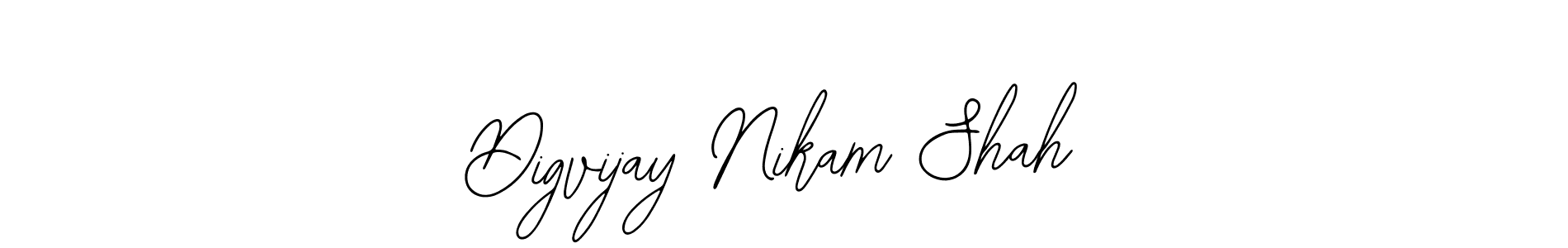 Digvijay Nikam Shah stylish signature style. Best Handwritten Sign (Bearetta-2O07w) for my name. Handwritten Signature Collection Ideas for my name Digvijay Nikam Shah. Digvijay Nikam Shah signature style 12 images and pictures png