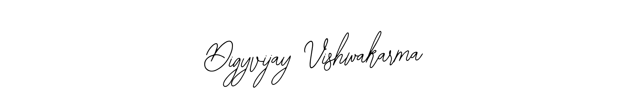 How to make Digyvijay Vishwakarma name signature. Use Bearetta-2O07w style for creating short signs online. This is the latest handwritten sign. Digyvijay Vishwakarma signature style 12 images and pictures png