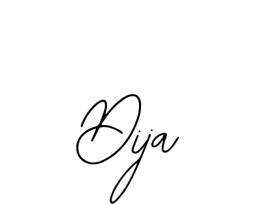 Design your own signature with our free online signature maker. With this signature software, you can create a handwritten (Bearetta-2O07w) signature for name Dija. Dija signature style 12 images and pictures png