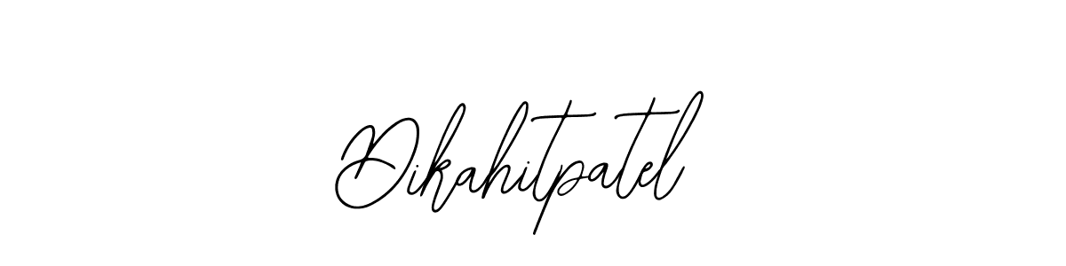 Make a beautiful signature design for name Dikahitpatel. With this signature (Bearetta-2O07w) style, you can create a handwritten signature for free. Dikahitpatel signature style 12 images and pictures png