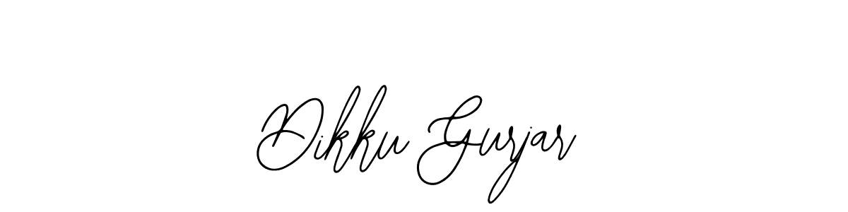 Use a signature maker to create a handwritten signature online. With this signature software, you can design (Bearetta-2O07w) your own signature for name Dikku Gurjar. Dikku Gurjar signature style 12 images and pictures png