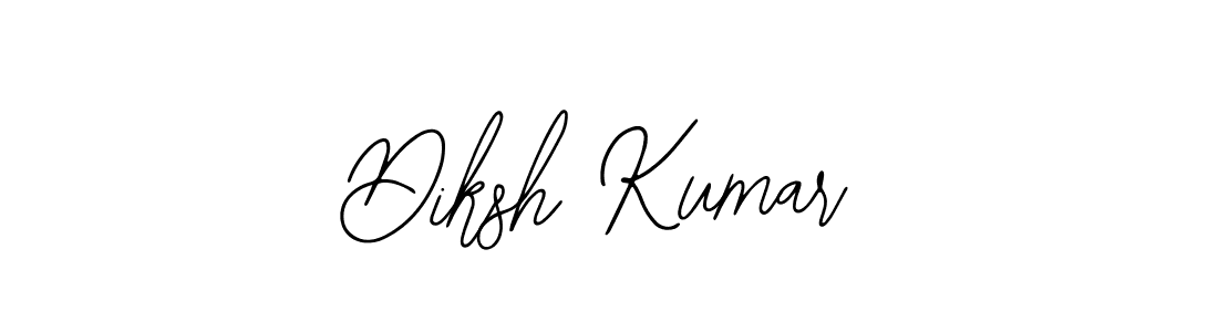 How to make Diksh Kumar signature? Bearetta-2O07w is a professional autograph style. Create handwritten signature for Diksh Kumar name. Diksh Kumar signature style 12 images and pictures png