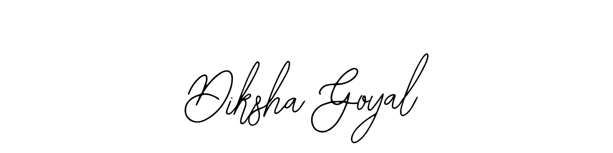 How to make Diksha Goyal name signature. Use Bearetta-2O07w style for creating short signs online. This is the latest handwritten sign. Diksha Goyal signature style 12 images and pictures png