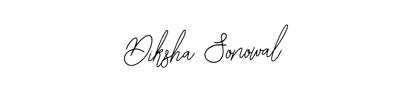 if you are searching for the best signature style for your name Diksha Sonowal. so please give up your signature search. here we have designed multiple signature styles  using Bearetta-2O07w. Diksha Sonowal signature style 12 images and pictures png