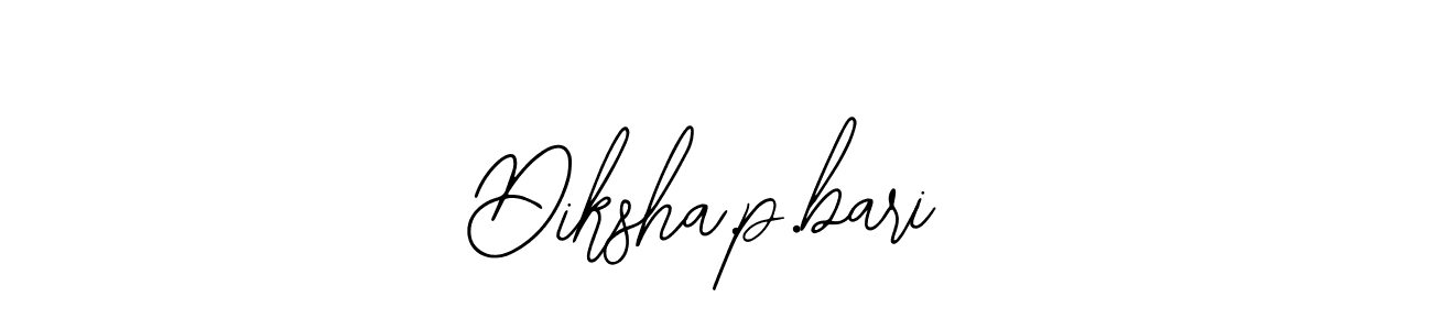 This is the best signature style for the Diksha.p.bari name. Also you like these signature font (Bearetta-2O07w). Mix name signature. Diksha.p.bari signature style 12 images and pictures png