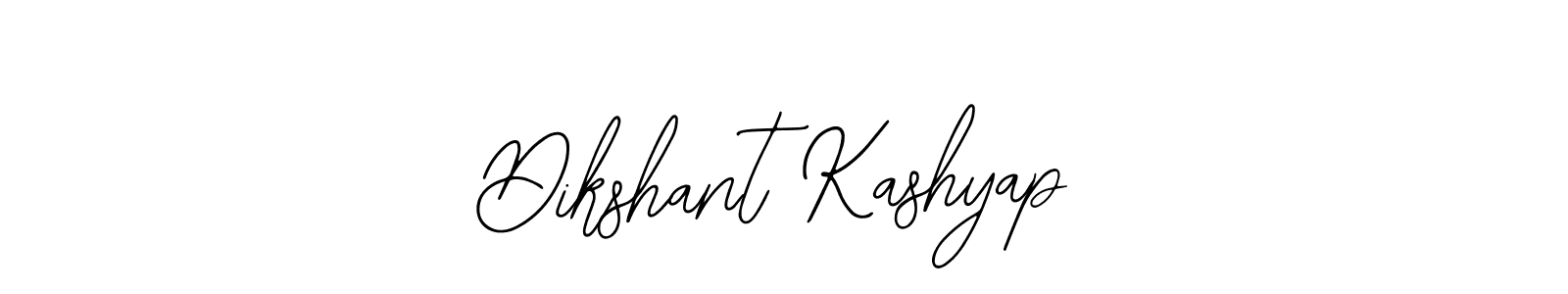 Dikshant Kashyap stylish signature style. Best Handwritten Sign (Bearetta-2O07w) for my name. Handwritten Signature Collection Ideas for my name Dikshant Kashyap. Dikshant Kashyap signature style 12 images and pictures png