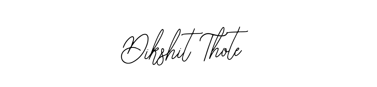 Dikshit Thote stylish signature style. Best Handwritten Sign (Bearetta-2O07w) for my name. Handwritten Signature Collection Ideas for my name Dikshit Thote. Dikshit Thote signature style 12 images and pictures png