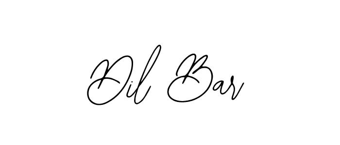 Use a signature maker to create a handwritten signature online. With this signature software, you can design (Bearetta-2O07w) your own signature for name Dil Bar. Dil Bar signature style 12 images and pictures png
