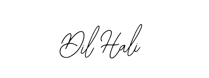 Use a signature maker to create a handwritten signature online. With this signature software, you can design (Bearetta-2O07w) your own signature for name Dil Hali. Dil Hali signature style 12 images and pictures png