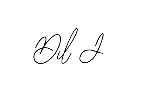 Also we have Dil J name is the best signature style. Create professional handwritten signature collection using Bearetta-2O07w autograph style. Dil J signature style 12 images and pictures png