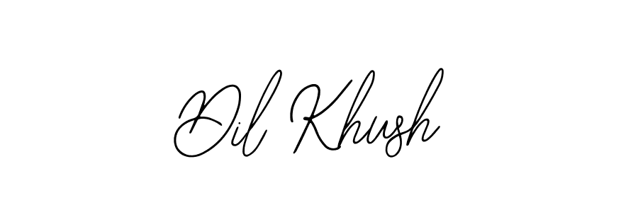 Also we have Dil Khush name is the best signature style. Create professional handwritten signature collection using Bearetta-2O07w autograph style. Dil Khush signature style 12 images and pictures png