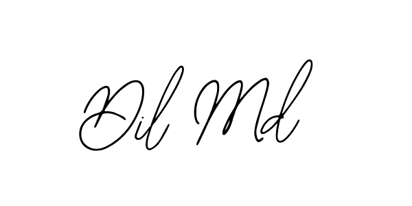 Similarly Bearetta-2O07w is the best handwritten signature design. Signature creator online .You can use it as an online autograph creator for name Dil Md. Dil Md signature style 12 images and pictures png