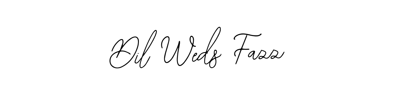 Design your own signature with our free online signature maker. With this signature software, you can create a handwritten (Bearetta-2O07w) signature for name Dil Weds Fazz. Dil Weds Fazz signature style 12 images and pictures png