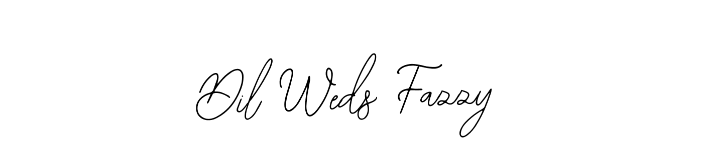 Similarly Bearetta-2O07w is the best handwritten signature design. Signature creator online .You can use it as an online autograph creator for name Dil Weds Fazzy. Dil Weds Fazzy signature style 12 images and pictures png
