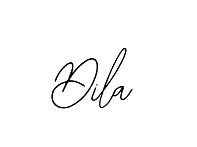Use a signature maker to create a handwritten signature online. With this signature software, you can design (Bearetta-2O07w) your own signature for name Dila. Dila signature style 12 images and pictures png