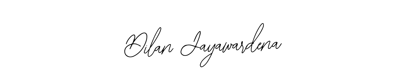 How to make Dilan Jayawardena name signature. Use Bearetta-2O07w style for creating short signs online. This is the latest handwritten sign. Dilan Jayawardena signature style 12 images and pictures png