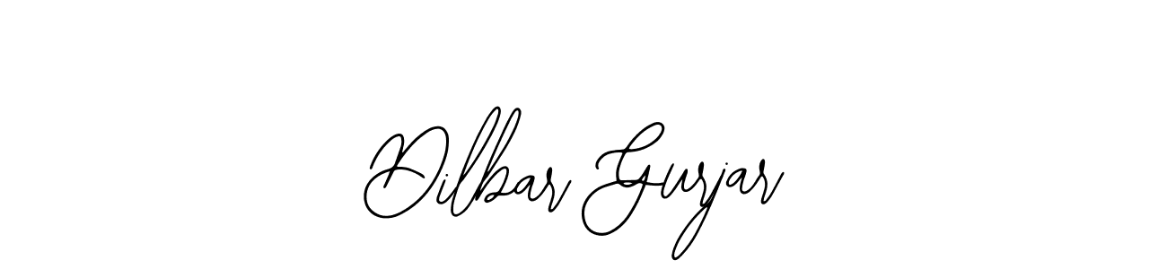 Bearetta-2O07w is a professional signature style that is perfect for those who want to add a touch of class to their signature. It is also a great choice for those who want to make their signature more unique. Get Dilbar Gurjar name to fancy signature for free. Dilbar Gurjar signature style 12 images and pictures png