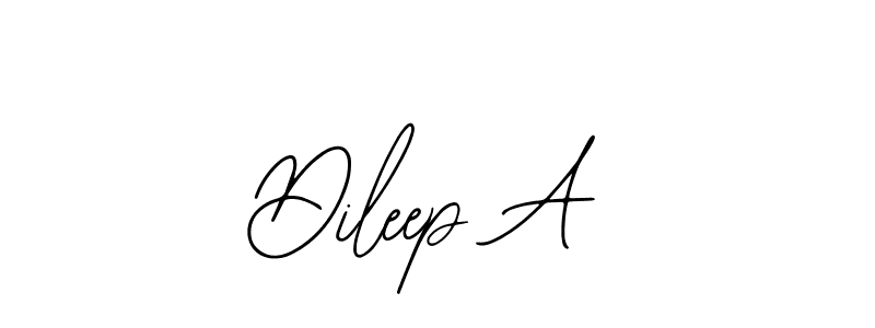 Make a beautiful signature design for name Dileep A. With this signature (Bearetta-2O07w) style, you can create a handwritten signature for free. Dileep A signature style 12 images and pictures png