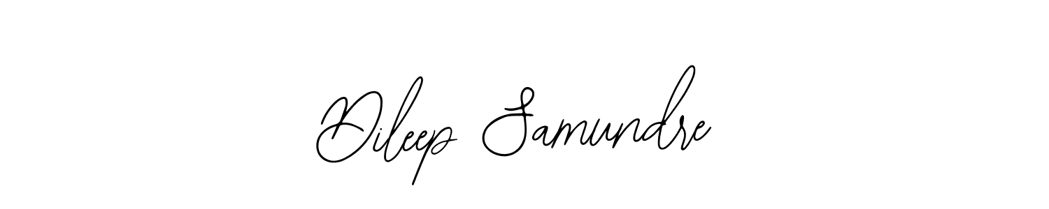 Similarly Bearetta-2O07w is the best handwritten signature design. Signature creator online .You can use it as an online autograph creator for name Dileep Samundre. Dileep Samundre signature style 12 images and pictures png