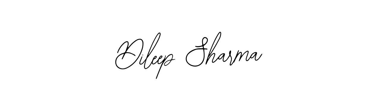 How to make Dileep Sharma name signature. Use Bearetta-2O07w style for creating short signs online. This is the latest handwritten sign. Dileep Sharma signature style 12 images and pictures png