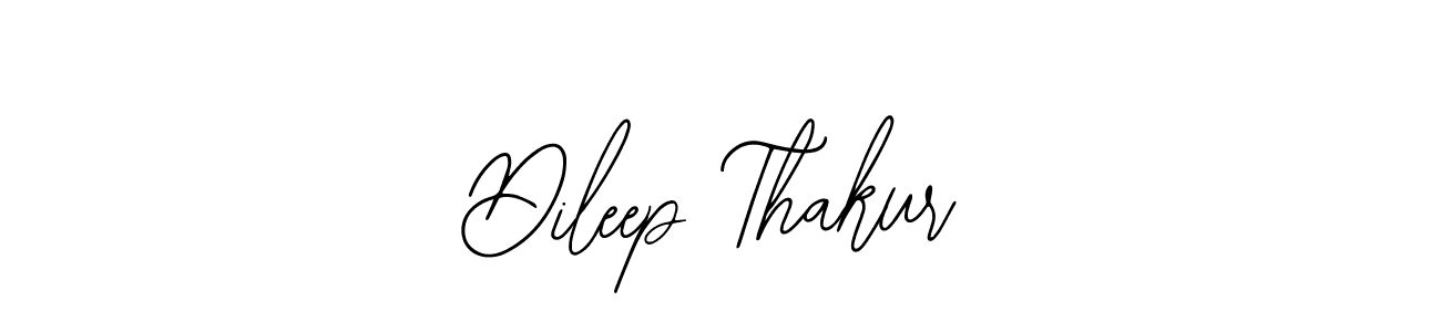 You should practise on your own different ways (Bearetta-2O07w) to write your name (Dileep Thakur) in signature. don't let someone else do it for you. Dileep Thakur signature style 12 images and pictures png