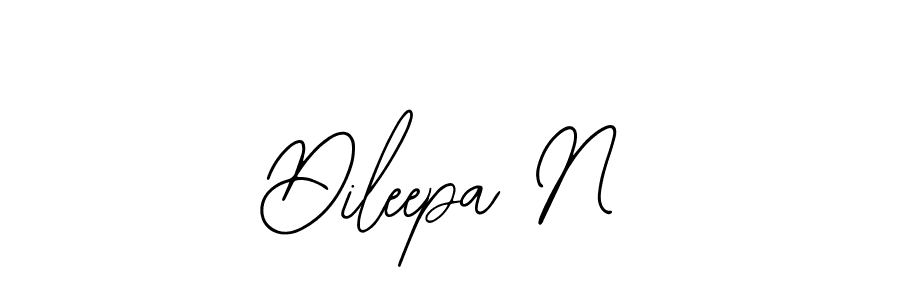 Create a beautiful signature design for name Dileepa N. With this signature (Bearetta-2O07w) fonts, you can make a handwritten signature for free. Dileepa N signature style 12 images and pictures png