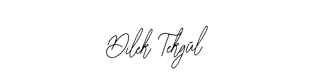 Also You can easily find your signature by using the search form. We will create Dilek Tekgül name handwritten signature images for you free of cost using Bearetta-2O07w sign style. Dilek Tekgül signature style 12 images and pictures png