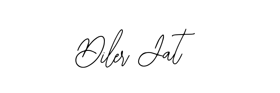 Similarly Bearetta-2O07w is the best handwritten signature design. Signature creator online .You can use it as an online autograph creator for name Diler Jat. Diler Jat signature style 12 images and pictures png