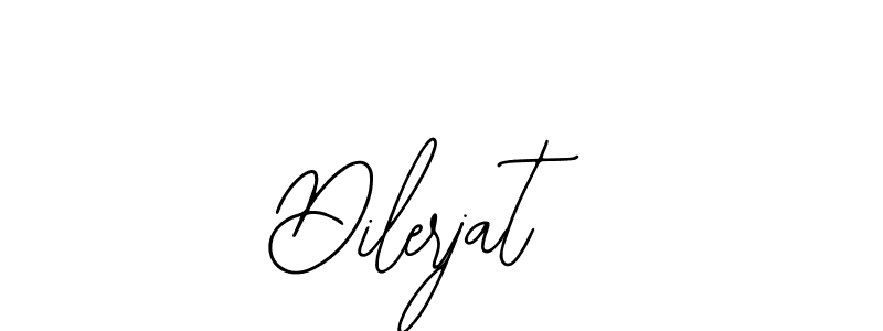 How to make Dilerjat name signature. Use Bearetta-2O07w style for creating short signs online. This is the latest handwritten sign. Dilerjat signature style 12 images and pictures png