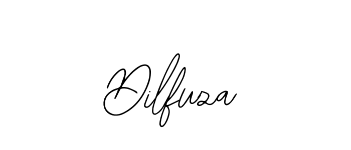 Bearetta-2O07w is a professional signature style that is perfect for those who want to add a touch of class to their signature. It is also a great choice for those who want to make their signature more unique. Get Dilfuza name to fancy signature for free. Dilfuza signature style 12 images and pictures png