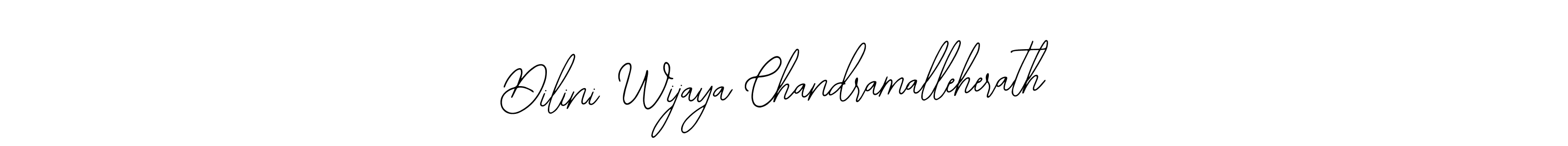 Bearetta-2O07w is a professional signature style that is perfect for those who want to add a touch of class to their signature. It is also a great choice for those who want to make their signature more unique. Get Dilini Wijaya Chandramalleherath name to fancy signature for free. Dilini Wijaya Chandramalleherath signature style 12 images and pictures png