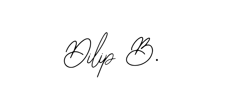 Make a beautiful signature design for name Dilip B.. Use this online signature maker to create a handwritten signature for free. Dilip B. signature style 12 images and pictures png