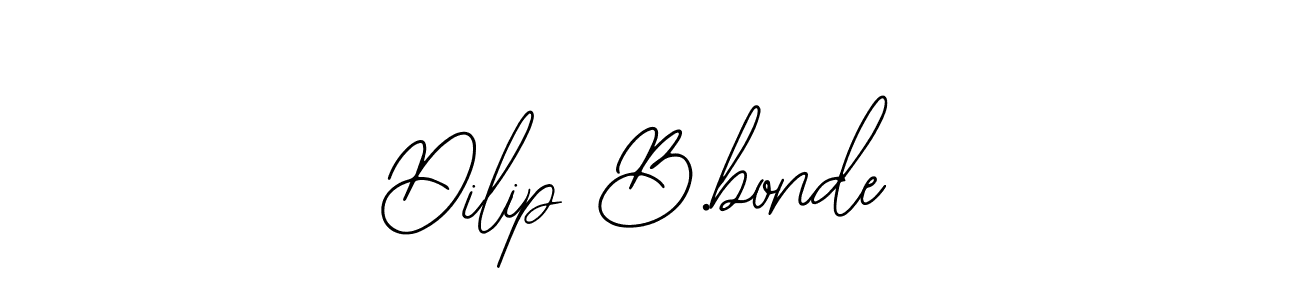 Use a signature maker to create a handwritten signature online. With this signature software, you can design (Bearetta-2O07w) your own signature for name Dilip B.bonde. Dilip B.bonde signature style 12 images and pictures png