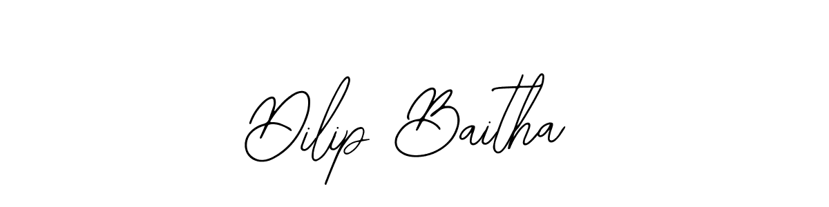 Make a beautiful signature design for name Dilip Baitha. Use this online signature maker to create a handwritten signature for free. Dilip Baitha signature style 12 images and pictures png