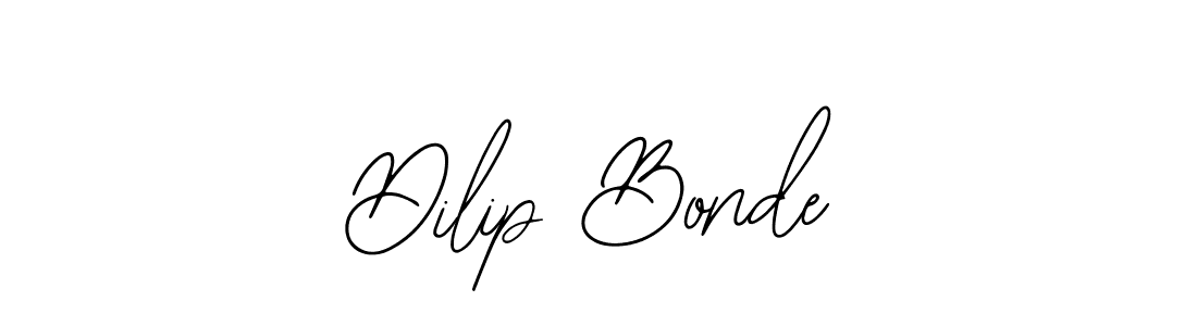 Also You can easily find your signature by using the search form. We will create Dilip Bonde name handwritten signature images for you free of cost using Bearetta-2O07w sign style. Dilip Bonde signature style 12 images and pictures png