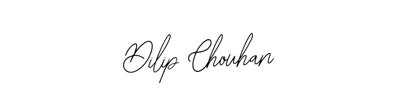 You should practise on your own different ways (Bearetta-2O07w) to write your name (Dilip Chouhan) in signature. don't let someone else do it for you. Dilip Chouhan signature style 12 images and pictures png
