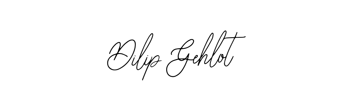 How to make Dilip Gehlot name signature. Use Bearetta-2O07w style for creating short signs online. This is the latest handwritten sign. Dilip Gehlot signature style 12 images and pictures png