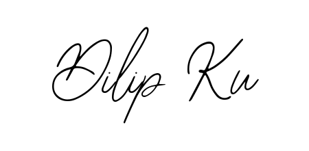 Transform the name Dilip Ku into a signature masterpiece using Bearetta-2O07w font. Ideal for photographers, artists, and creators looking for watermarks. Dilip Ku signature style 12 images and pictures png