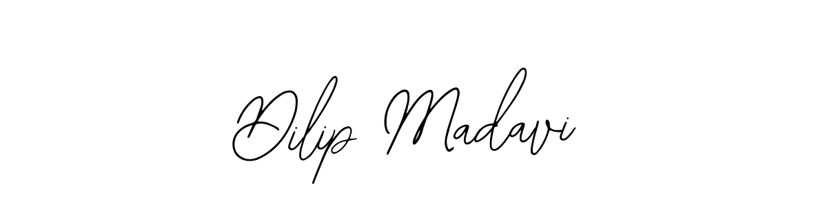 Use a signature maker to create a handwritten signature online. With this signature software, you can design (Bearetta-2O07w) your own signature for name Dilip Madavi. Dilip Madavi signature style 12 images and pictures png