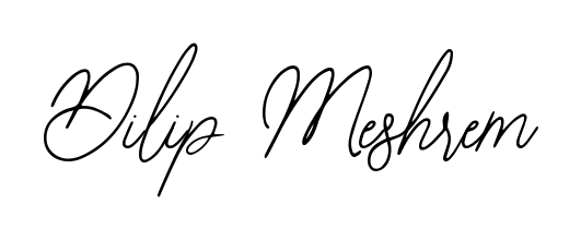 Practice writing Dilip Meshrem with the flow of Bearetta-2O07w lettering. A fantastic source of inspiration for developing your personal signature style. Dilip Meshrem signature style 12 images and pictures png