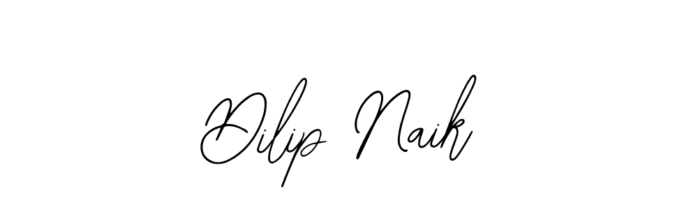 Use a signature maker to create a handwritten signature online. With this signature software, you can design (Bearetta-2O07w) your own signature for name Dilip Naik. Dilip Naik signature style 12 images and pictures png