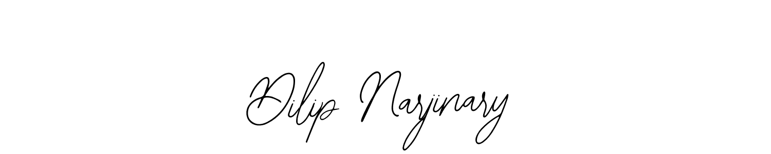 Use a signature maker to create a handwritten signature online. With this signature software, you can design (Bearetta-2O07w) your own signature for name Dilip Narjinary. Dilip Narjinary signature style 12 images and pictures png