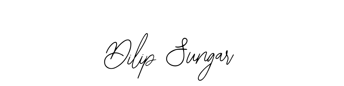 Use a signature maker to create a handwritten signature online. With this signature software, you can design (Bearetta-2O07w) your own signature for name Dilip Sungar. Dilip Sungar signature style 12 images and pictures png