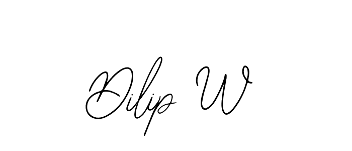 You can use this online signature creator to create a handwritten signature for the name Dilip W. This is the best online autograph maker. Dilip W signature style 12 images and pictures png