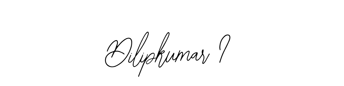 You should practise on your own different ways (Bearetta-2O07w) to write your name (Dilipkumar I) in signature. don't let someone else do it for you. Dilipkumar I signature style 12 images and pictures png