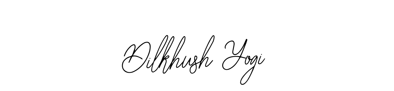 Use a signature maker to create a handwritten signature online. With this signature software, you can design (Bearetta-2O07w) your own signature for name Dilkhush Yogi. Dilkhush Yogi signature style 12 images and pictures png