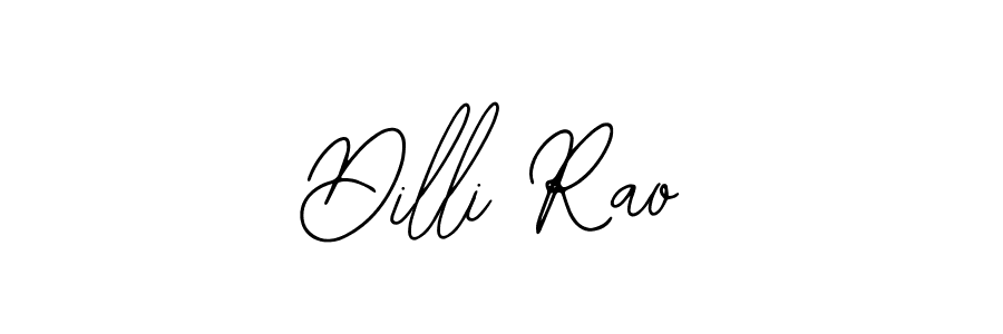 Bearetta-2O07w is a professional signature style that is perfect for those who want to add a touch of class to their signature. It is also a great choice for those who want to make their signature more unique. Get Dilli Rao name to fancy signature for free. Dilli Rao signature style 12 images and pictures png