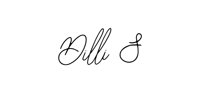 Similarly Bearetta-2O07w is the best handwritten signature design. Signature creator online .You can use it as an online autograph creator for name Dilli S. Dilli S signature style 12 images and pictures png