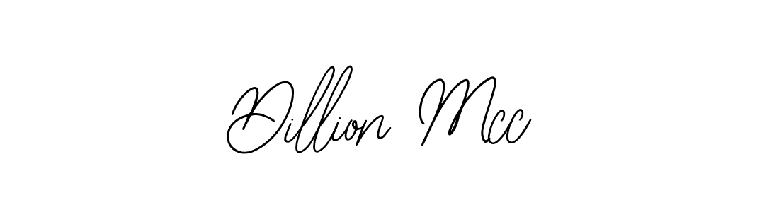 How to Draw Dillion Mcc signature style? Bearetta-2O07w is a latest design signature styles for name Dillion Mcc. Dillion Mcc signature style 12 images and pictures png